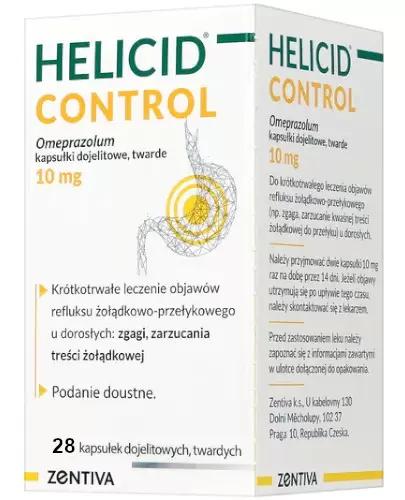 HELICID CONTROL 10 mg - 28 kapsułek